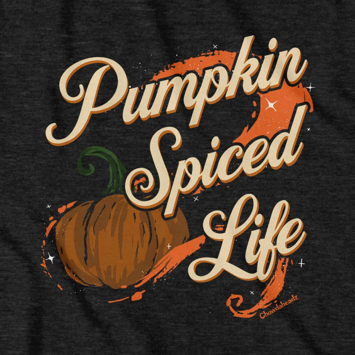 Pumpkin Spiced Life Charcoal T-Shirt