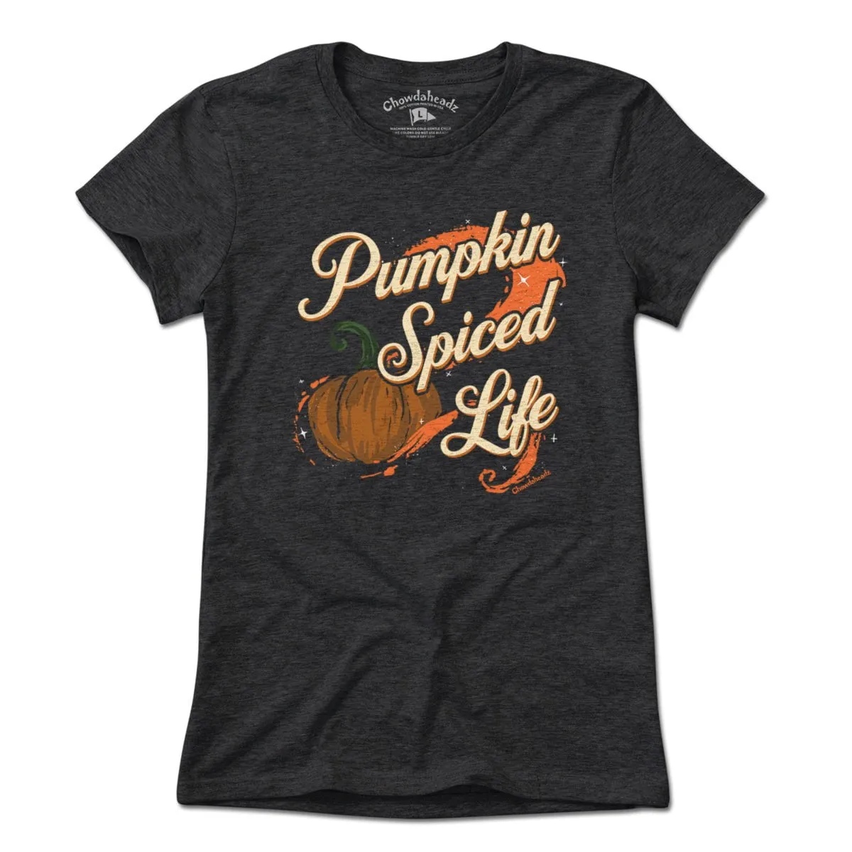 Pumpkin Spiced Life Charcoal T-Shirt