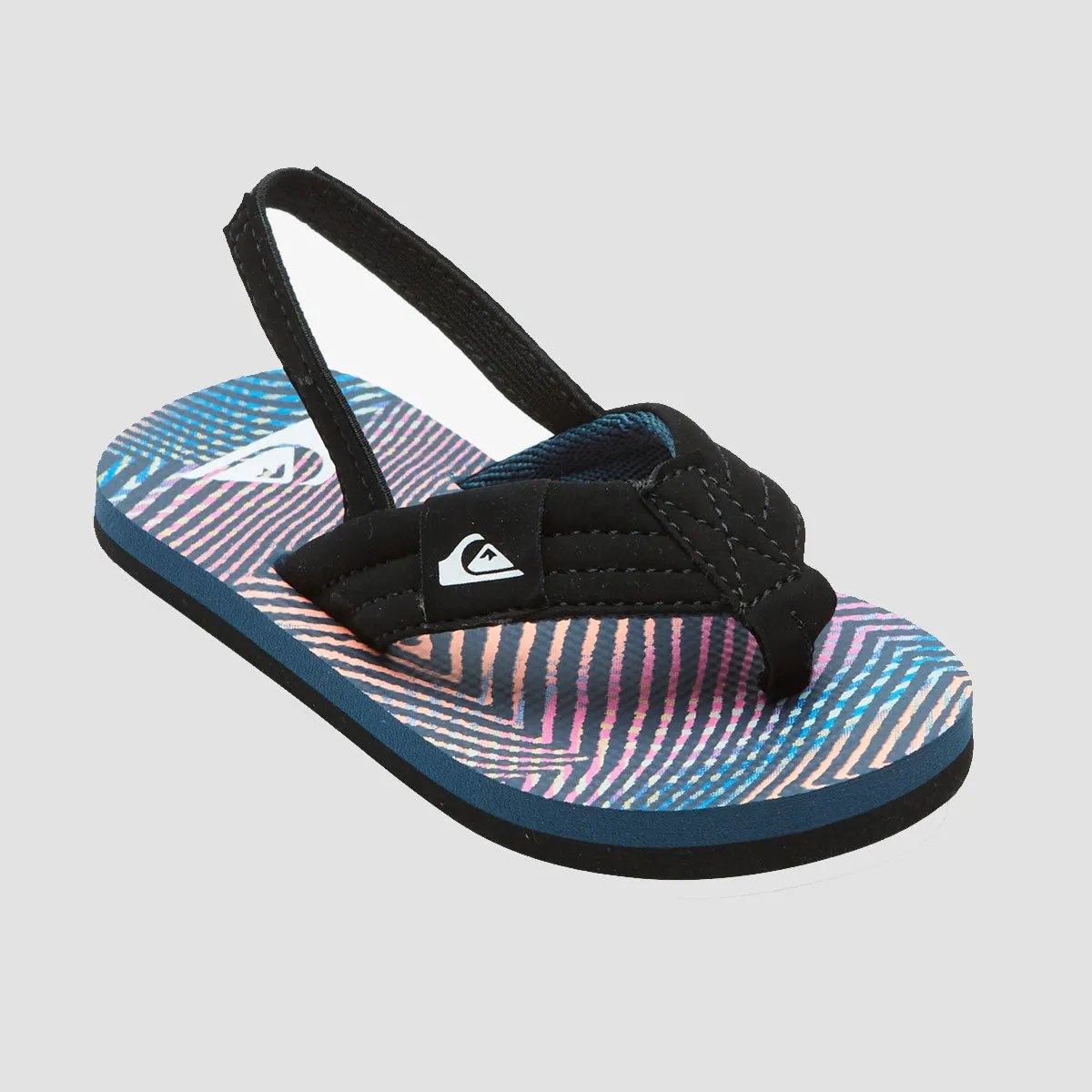 Quiksilver Molokai Layback Toddler Sandals Black/Orange/Grey - Kids