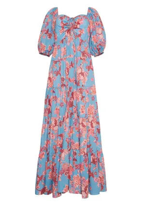 Quinn Dress (Nippon Blue Coral)