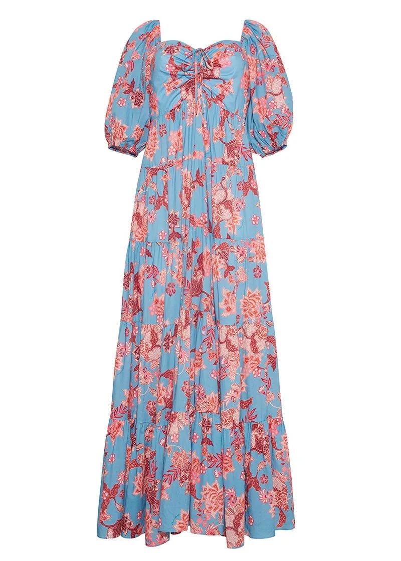 Quinn Dress (Nippon Blue Coral)