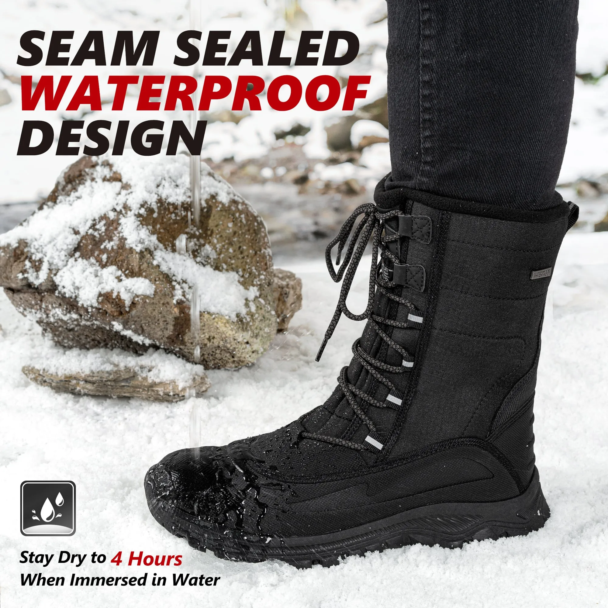 R CORD Man's Snow Boots