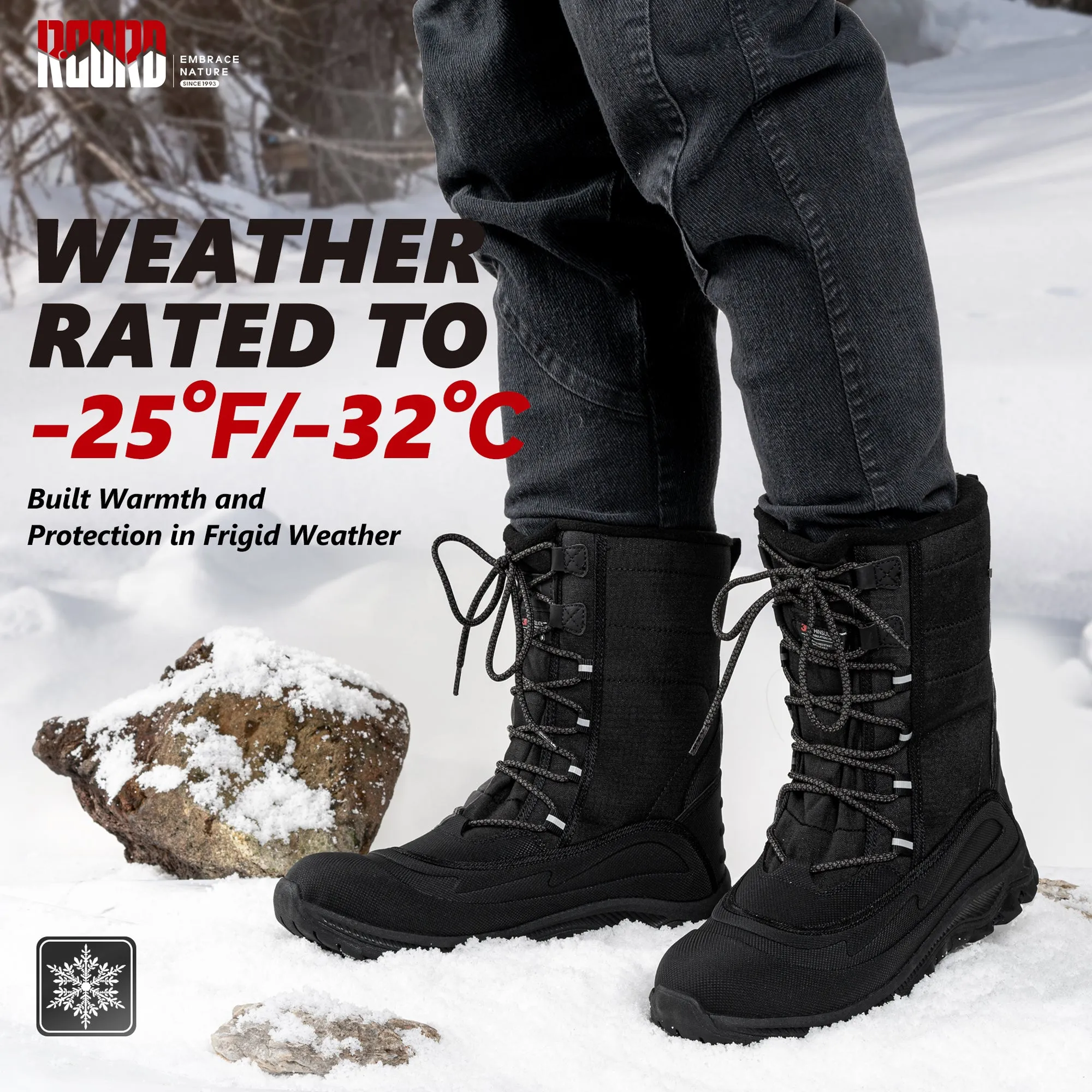 R CORD Man's Snow Boots