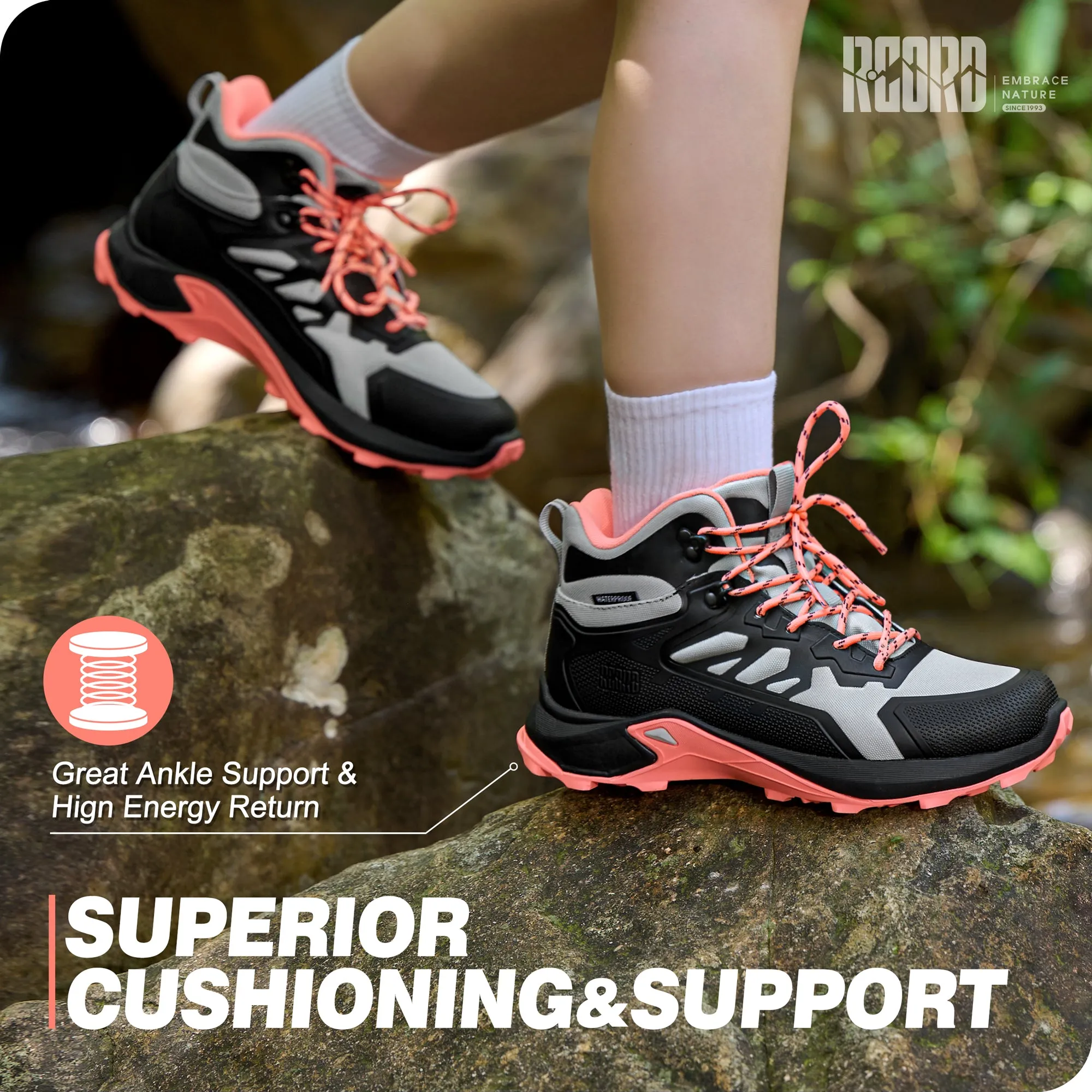 R CORD Women's Hiking Boots