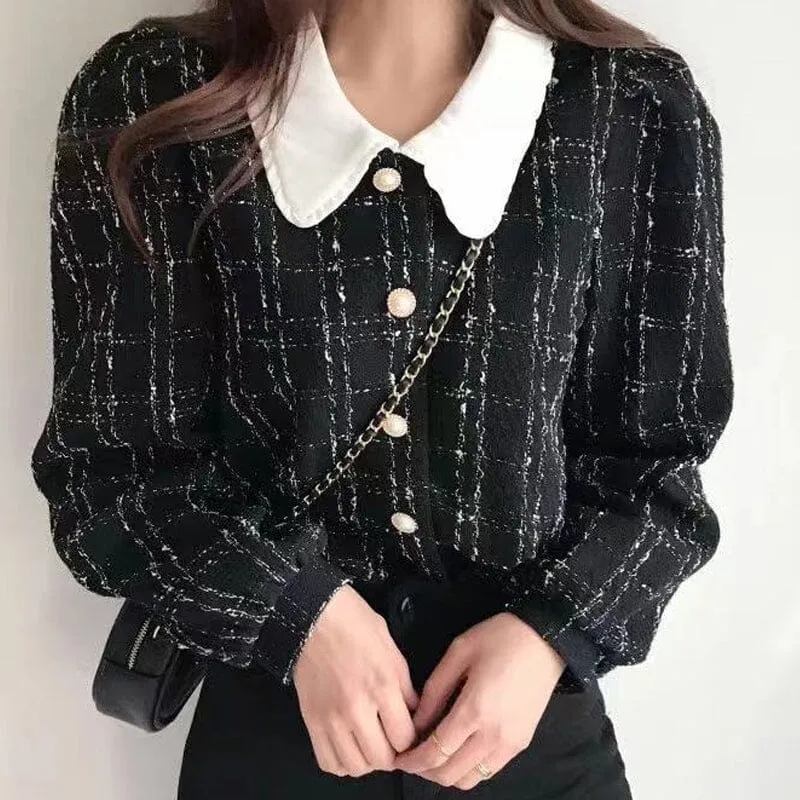 Retro Puff Chic Shirt SD02112