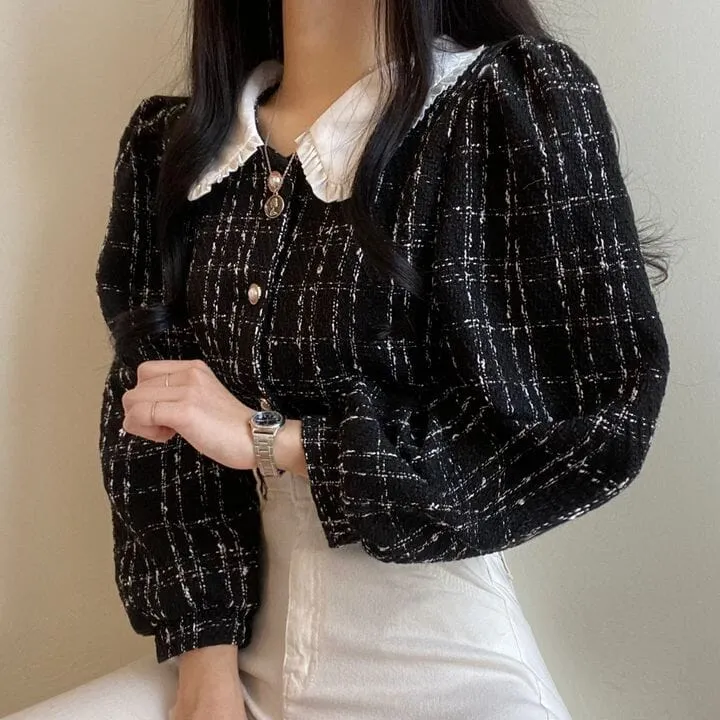 Retro Puff Chic Shirt SD02112