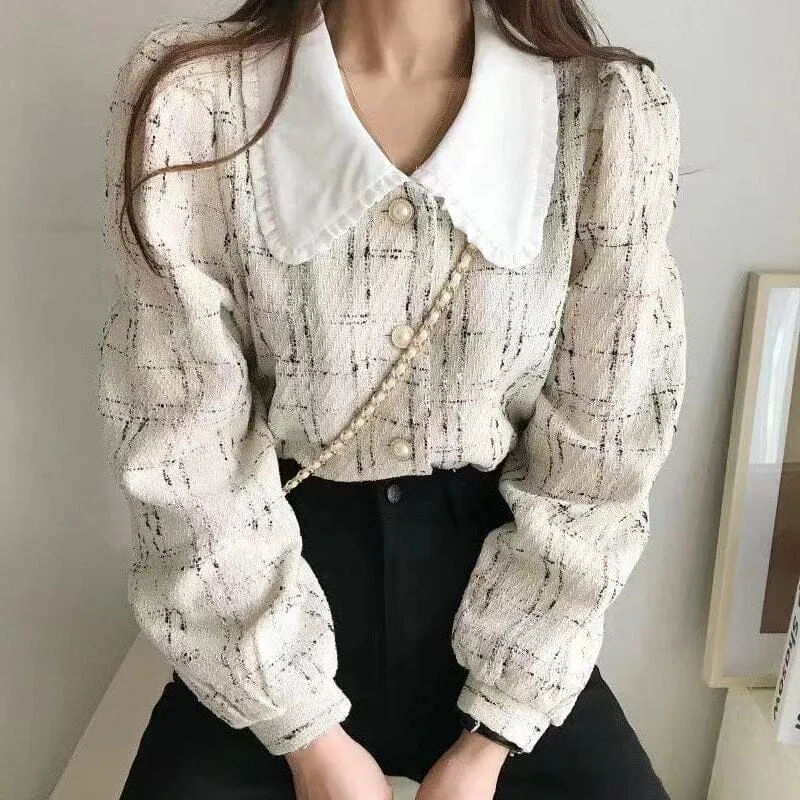 Retro Puff Chic Shirt SD02112