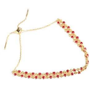 Ruby Woven Bracelet