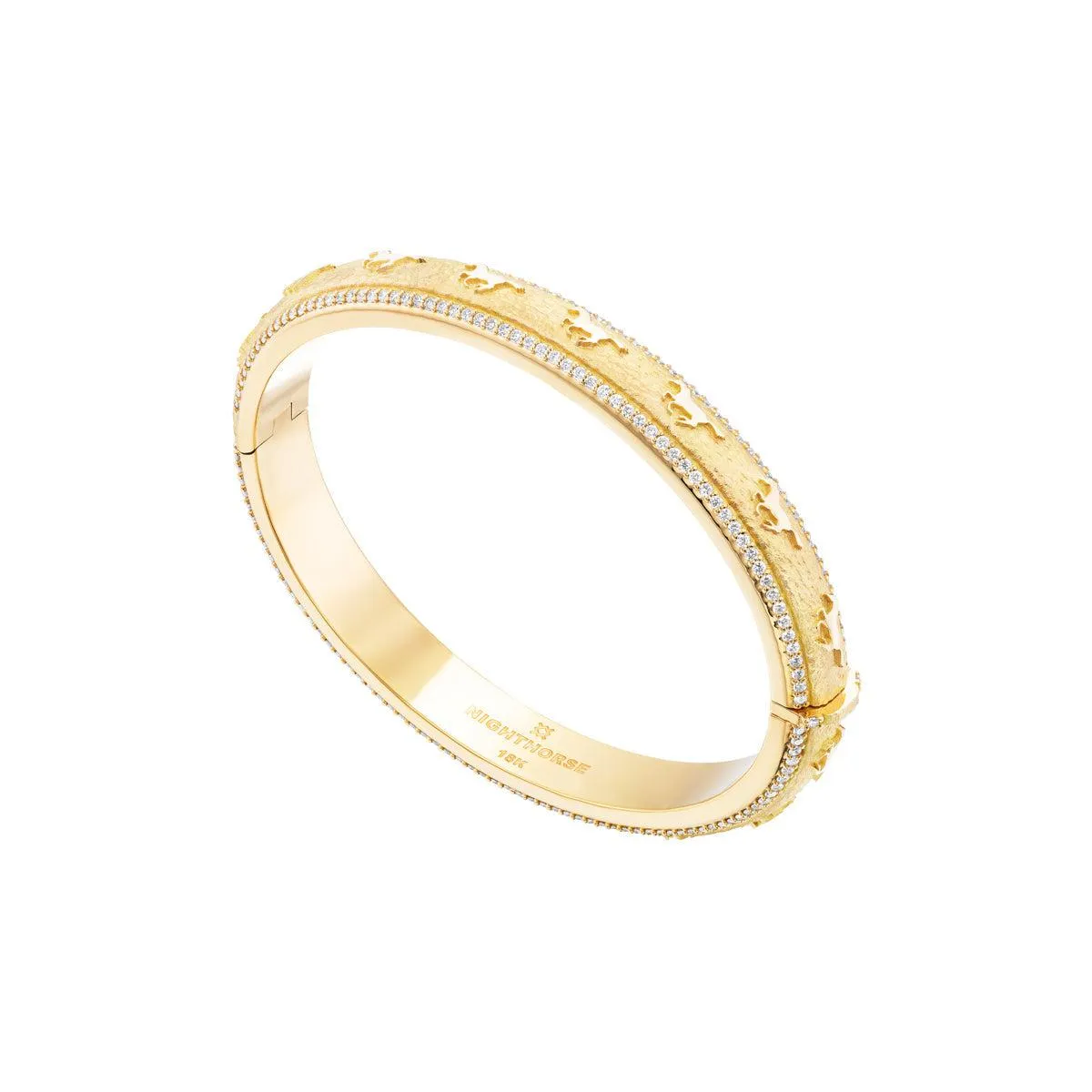 Running Horse Mini Bracelet (Diamonds)
