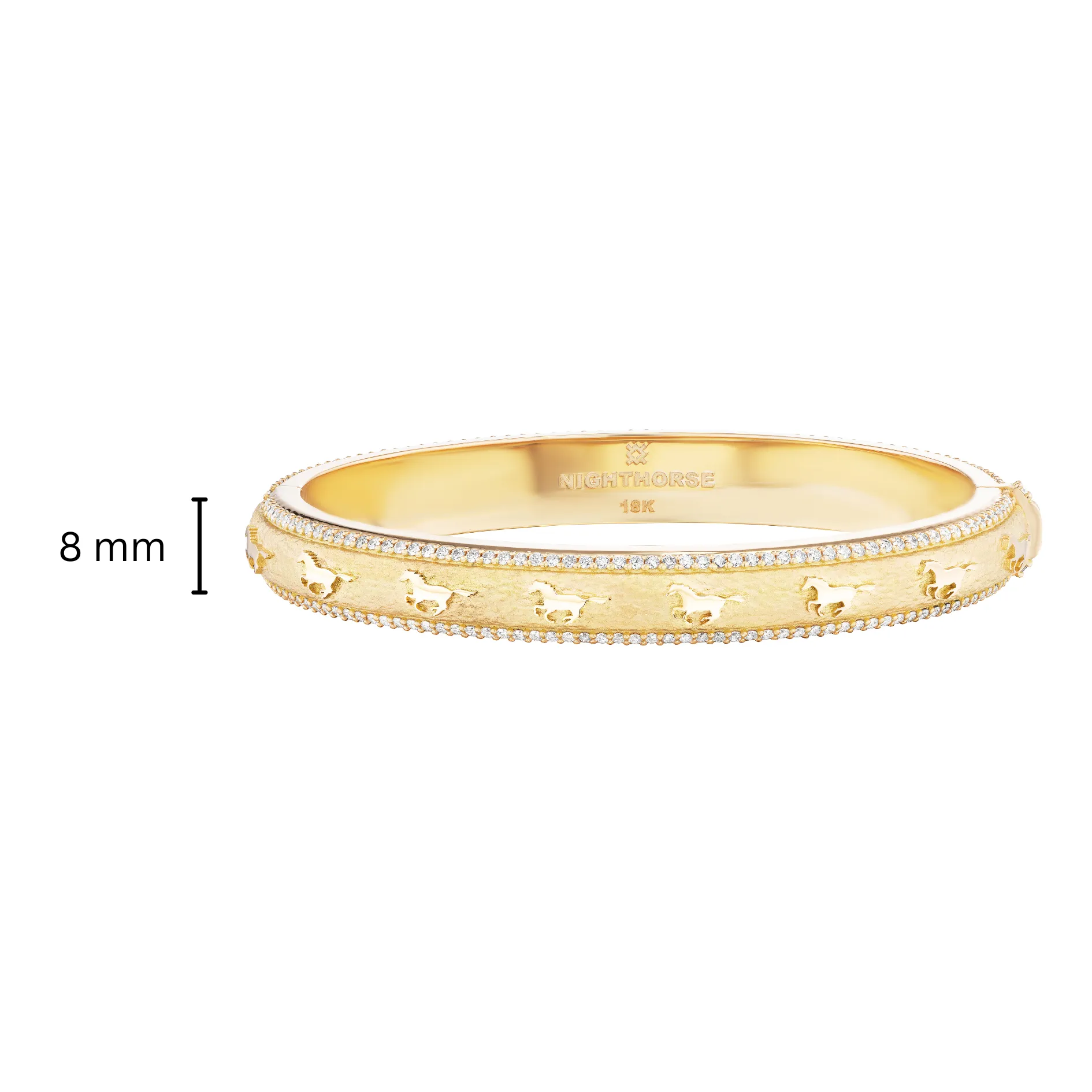 Running Horse Mini Bracelet (Diamonds)