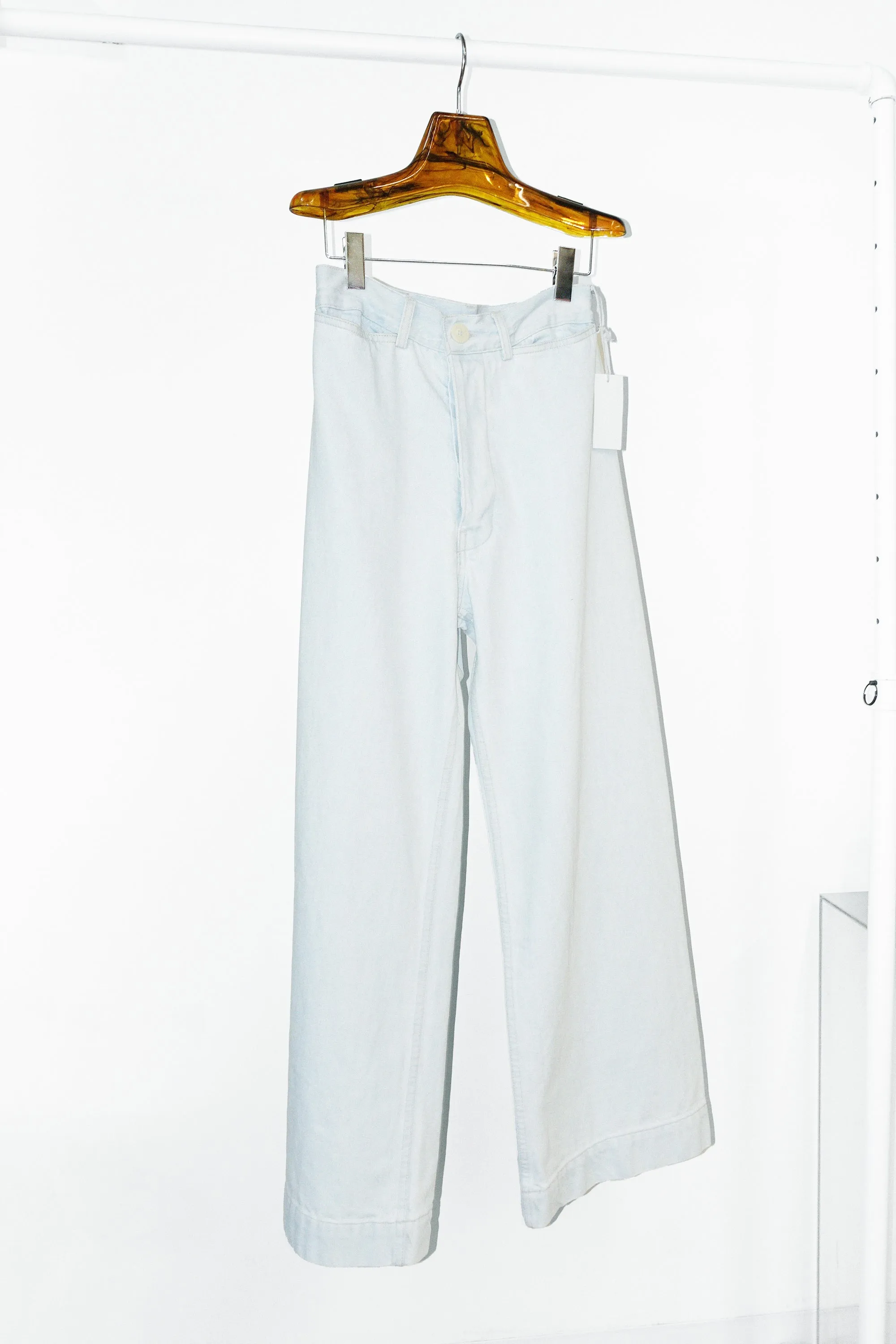 Sailor Pants in Pale Blue Denim