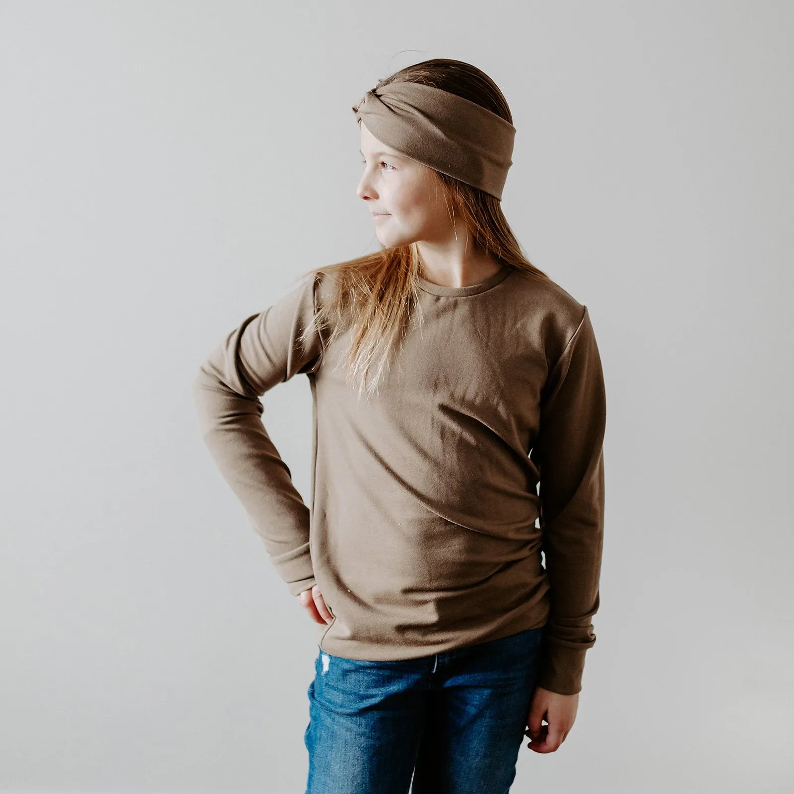 SALE! Basic Youth Solid Crewneck