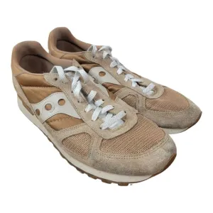 Saucony Shadow Original Vintage Mens Lace up Sneaker Suede In Tan Size US 12