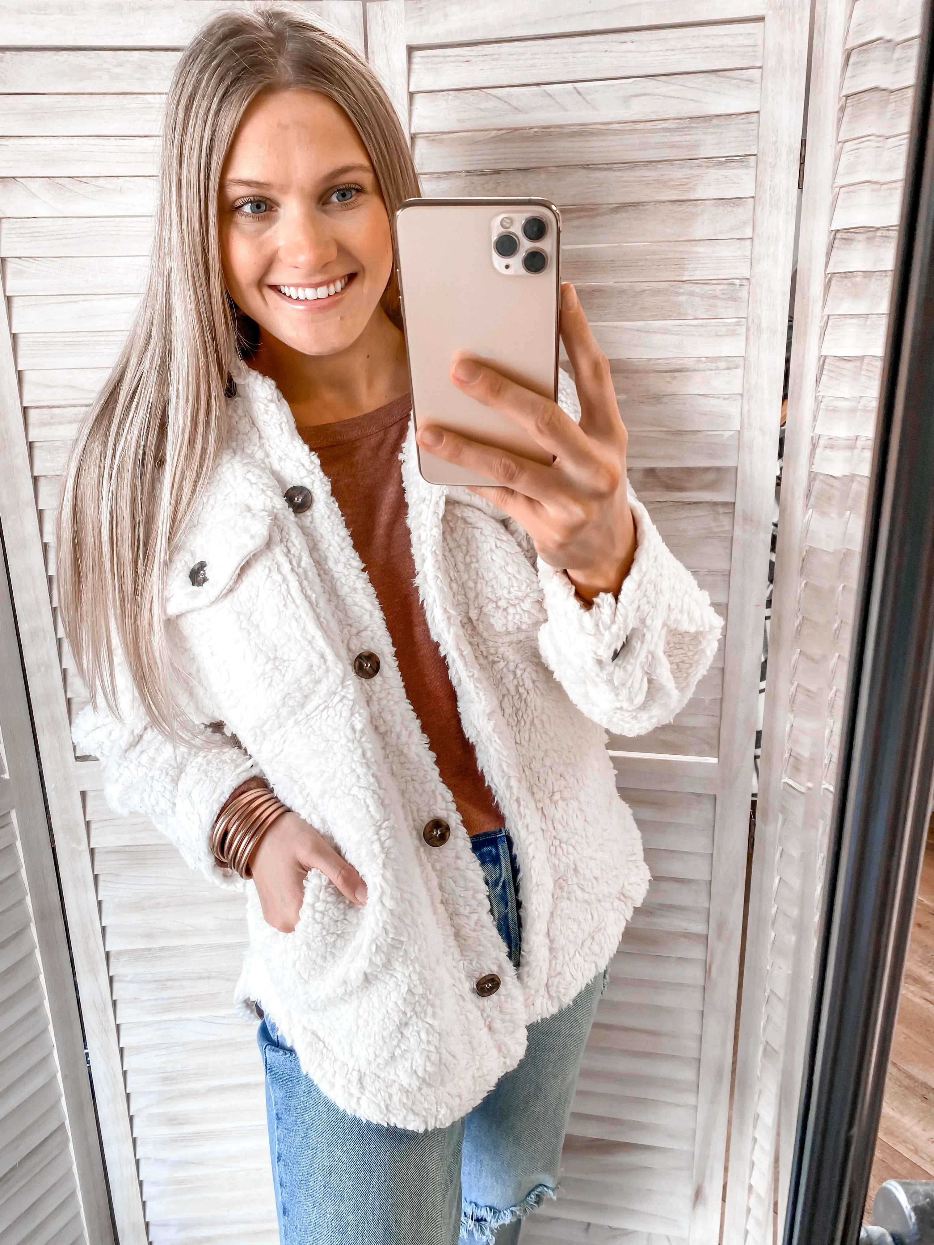 SBS Fuzzy Teddy Jacket