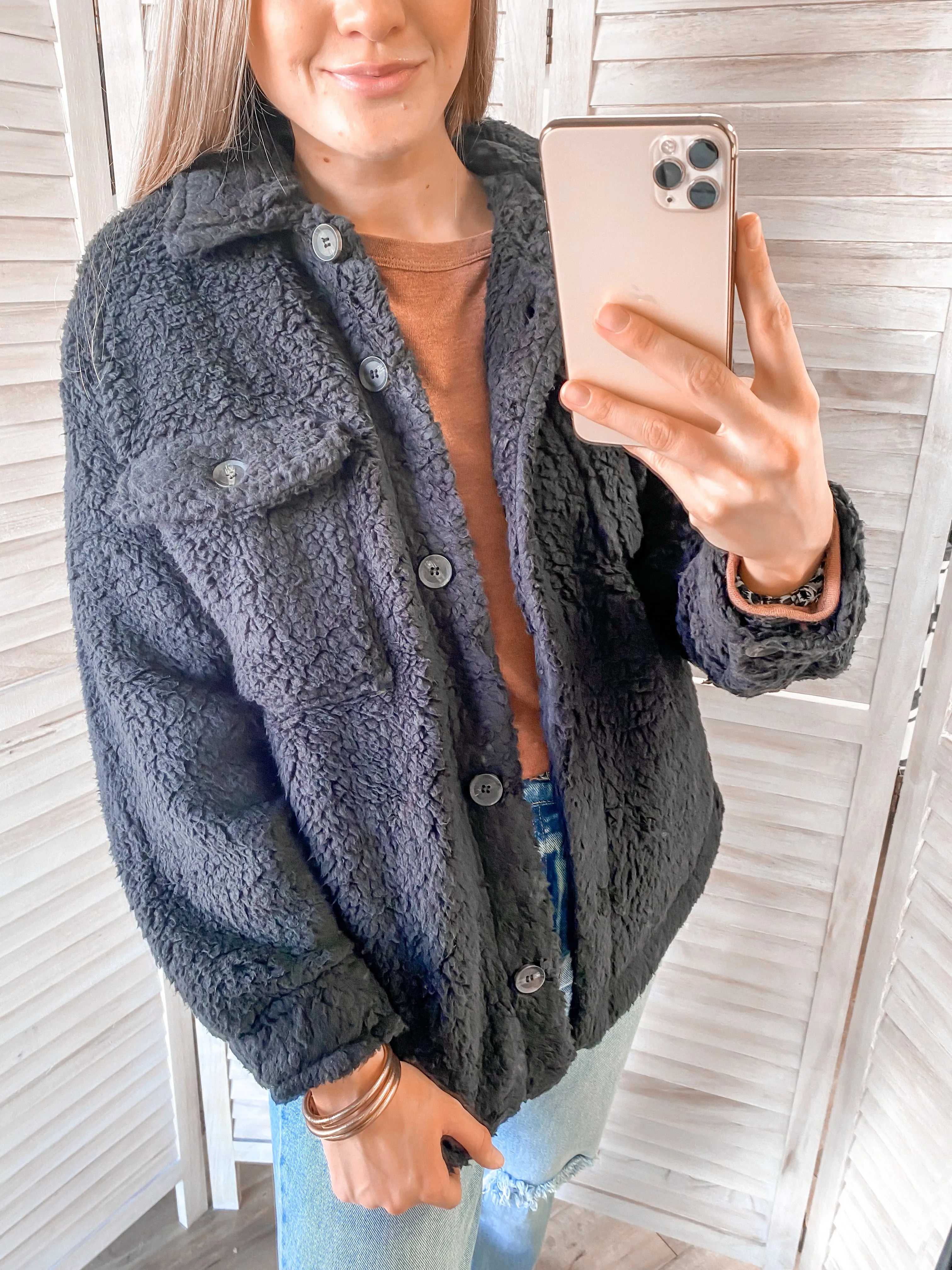 SBS Fuzzy Teddy Jacket