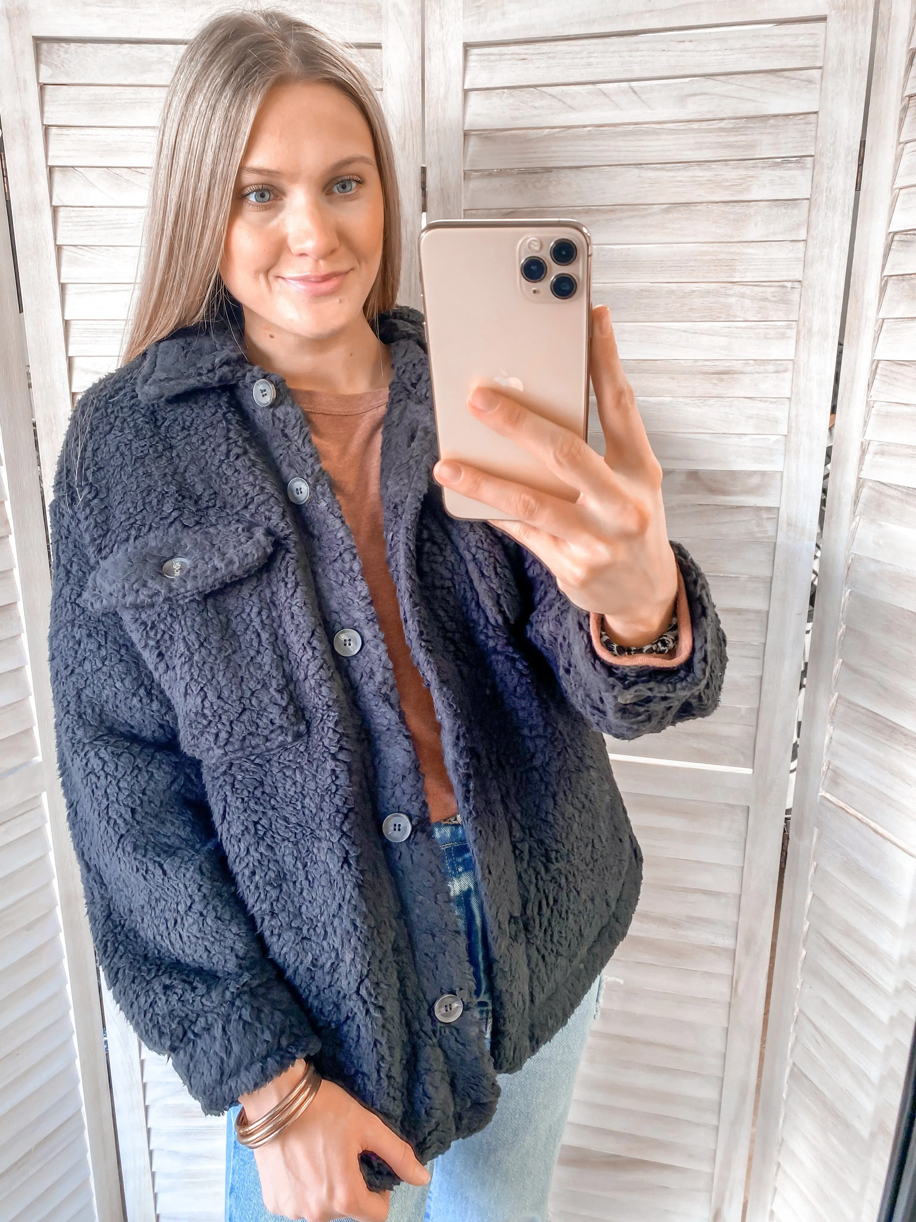 SBS Fuzzy Teddy Jacket