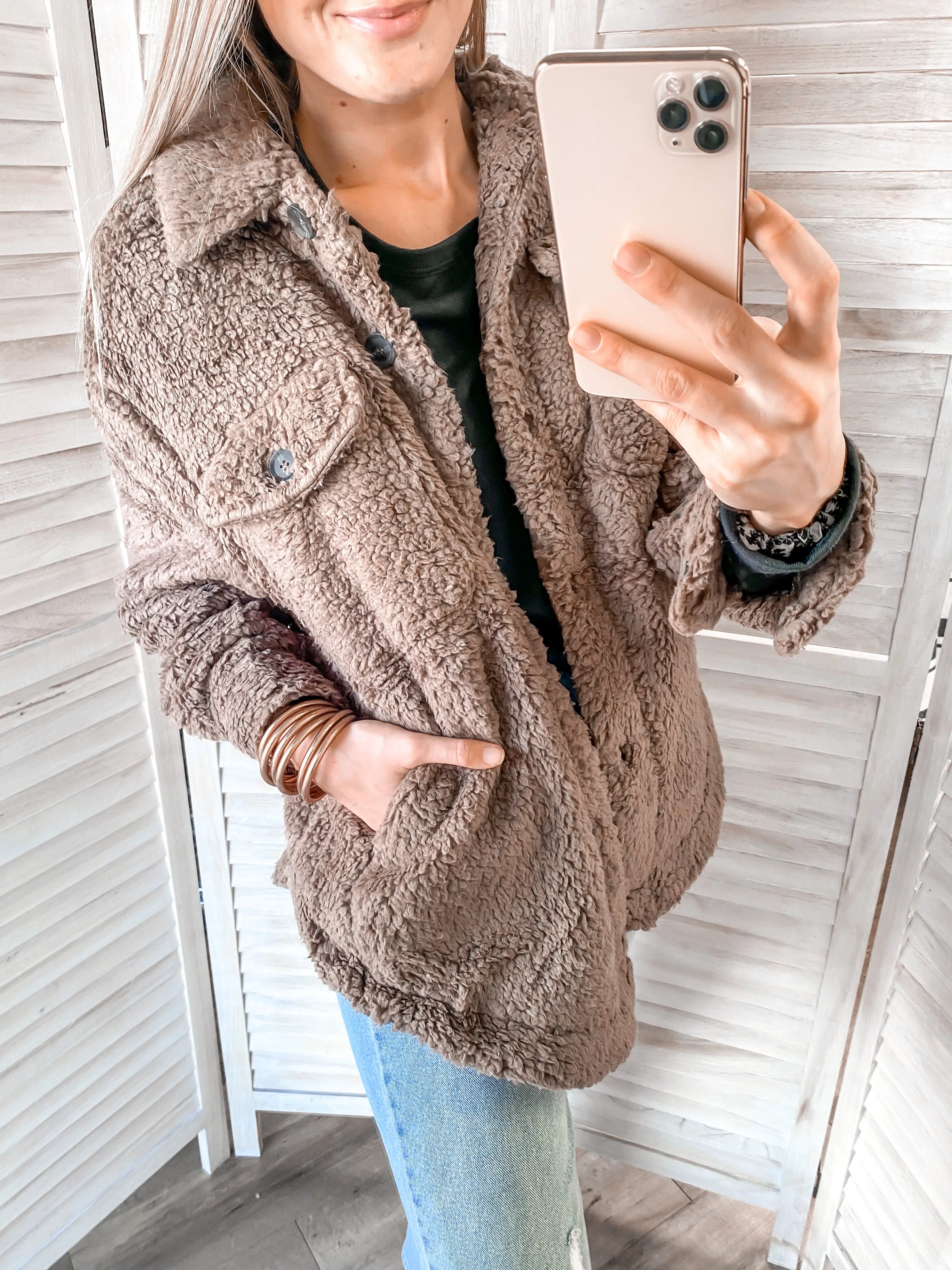 SBS Fuzzy Teddy Jacket