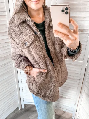 SBS Fuzzy Teddy Jacket