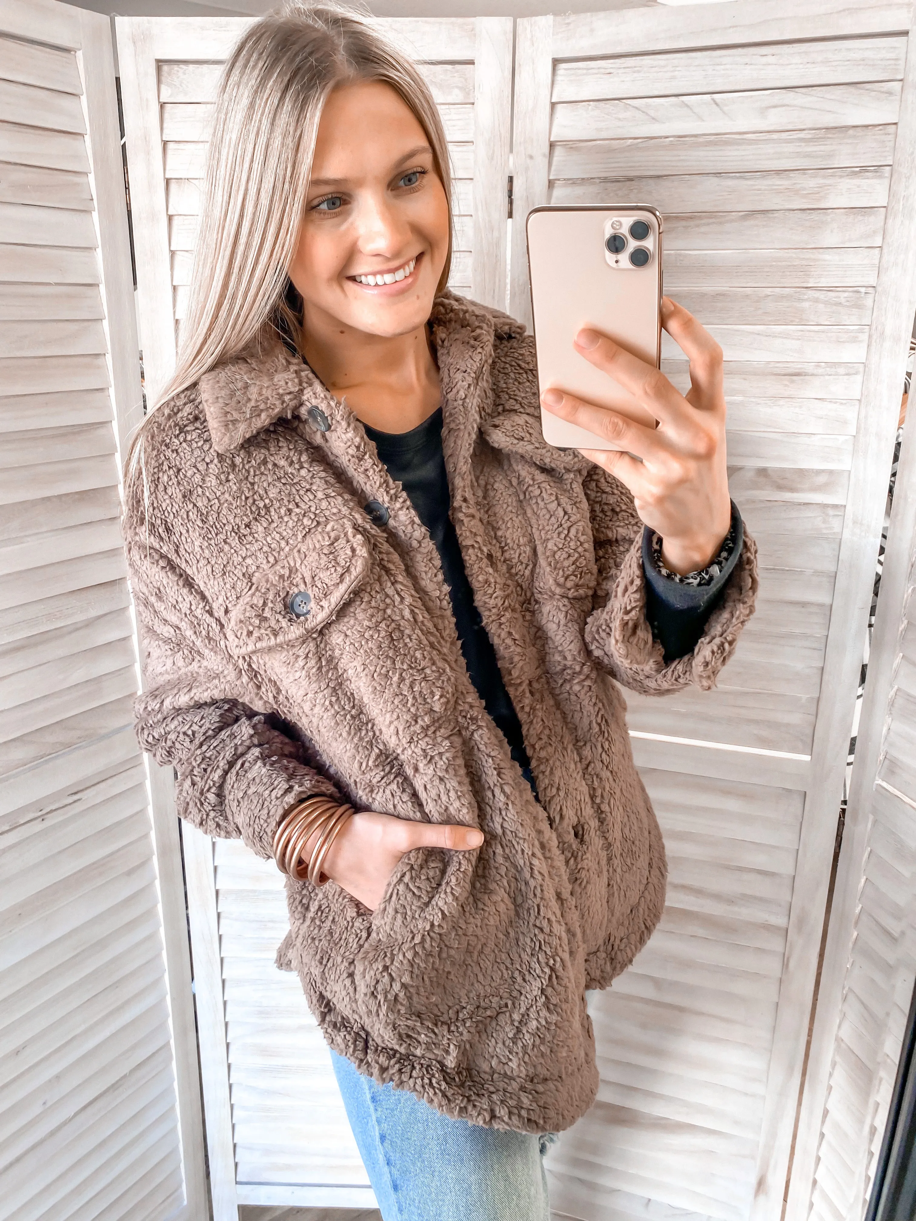 SBS Fuzzy Teddy Jacket
