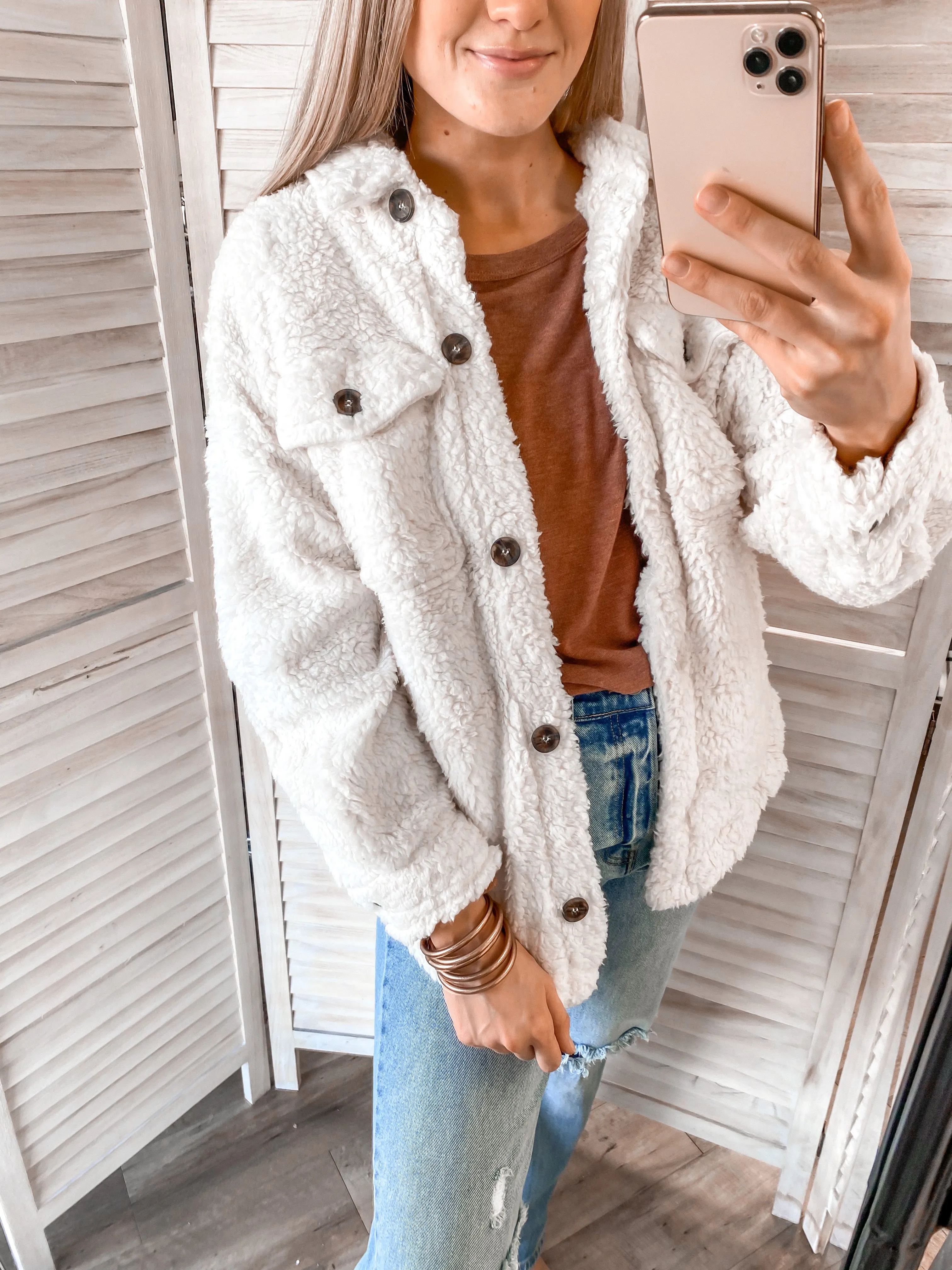 SBS Fuzzy Teddy Jacket
