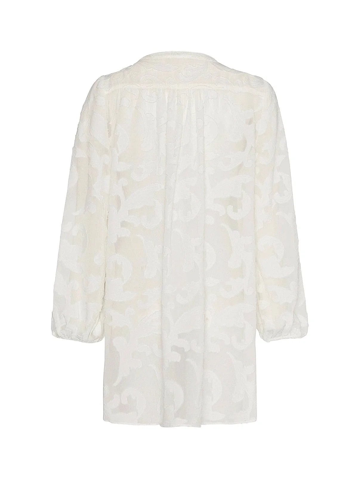 Scroll Burnout Mini Dress