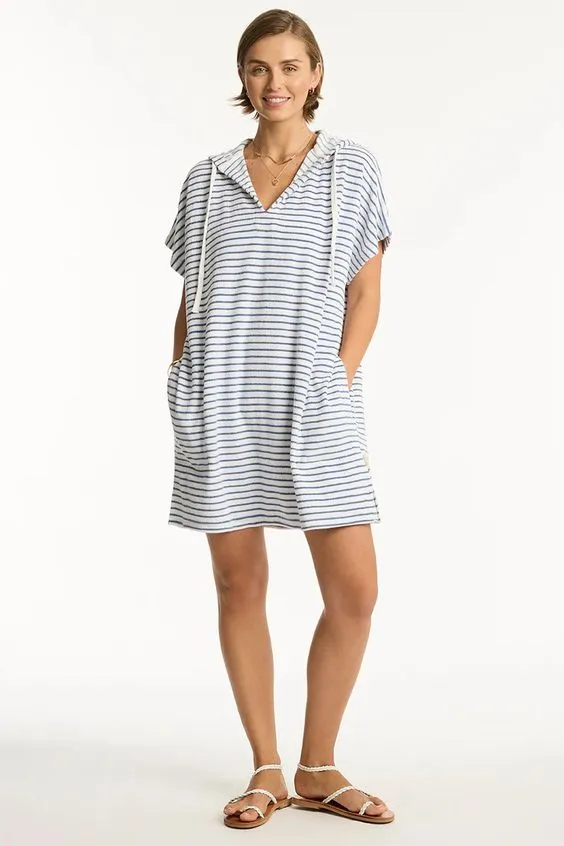 SEA LEVEL- WOMEN'S SURF PONCHO COVER UP