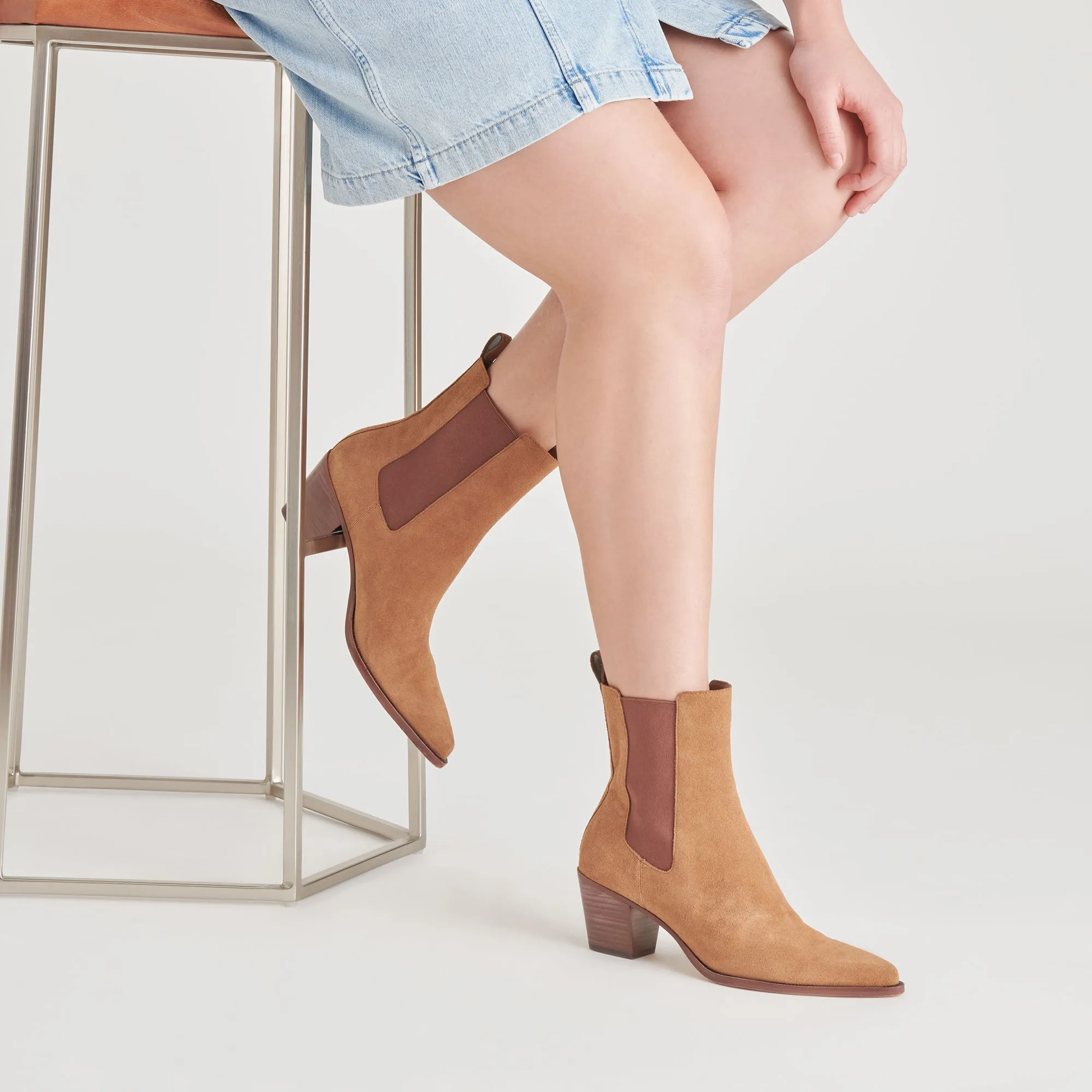 SHADIE H2O BOOTIES BROWN SUEDE