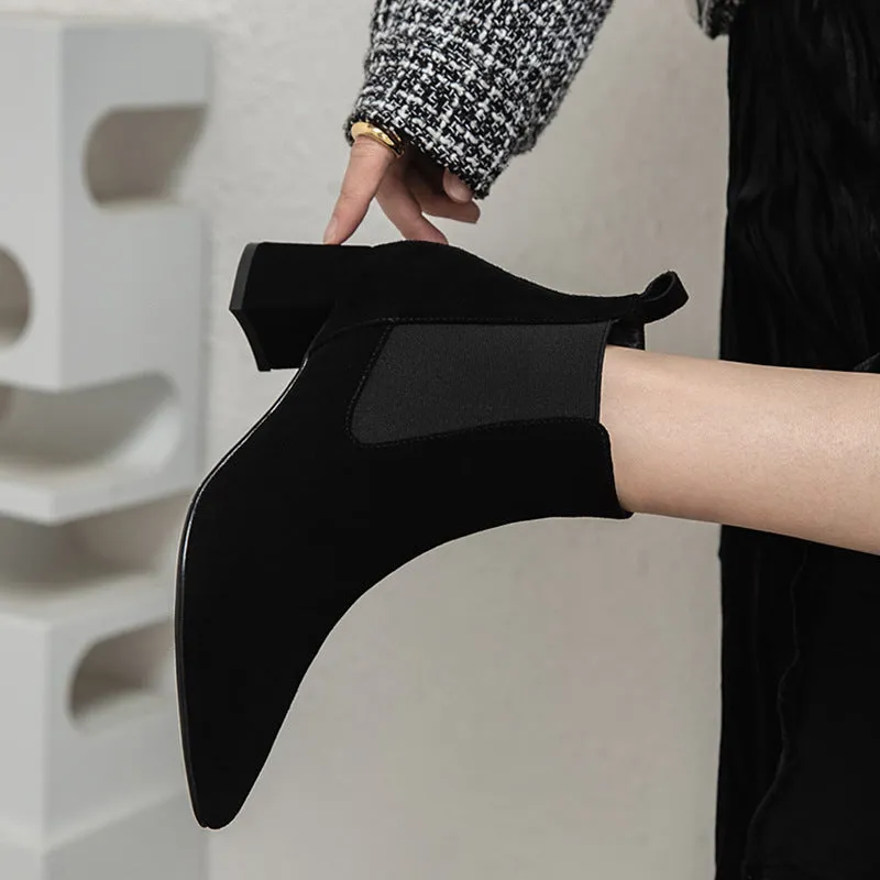 Short Leather Boots