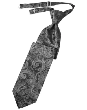 Silver Tapestry Kids Necktie
