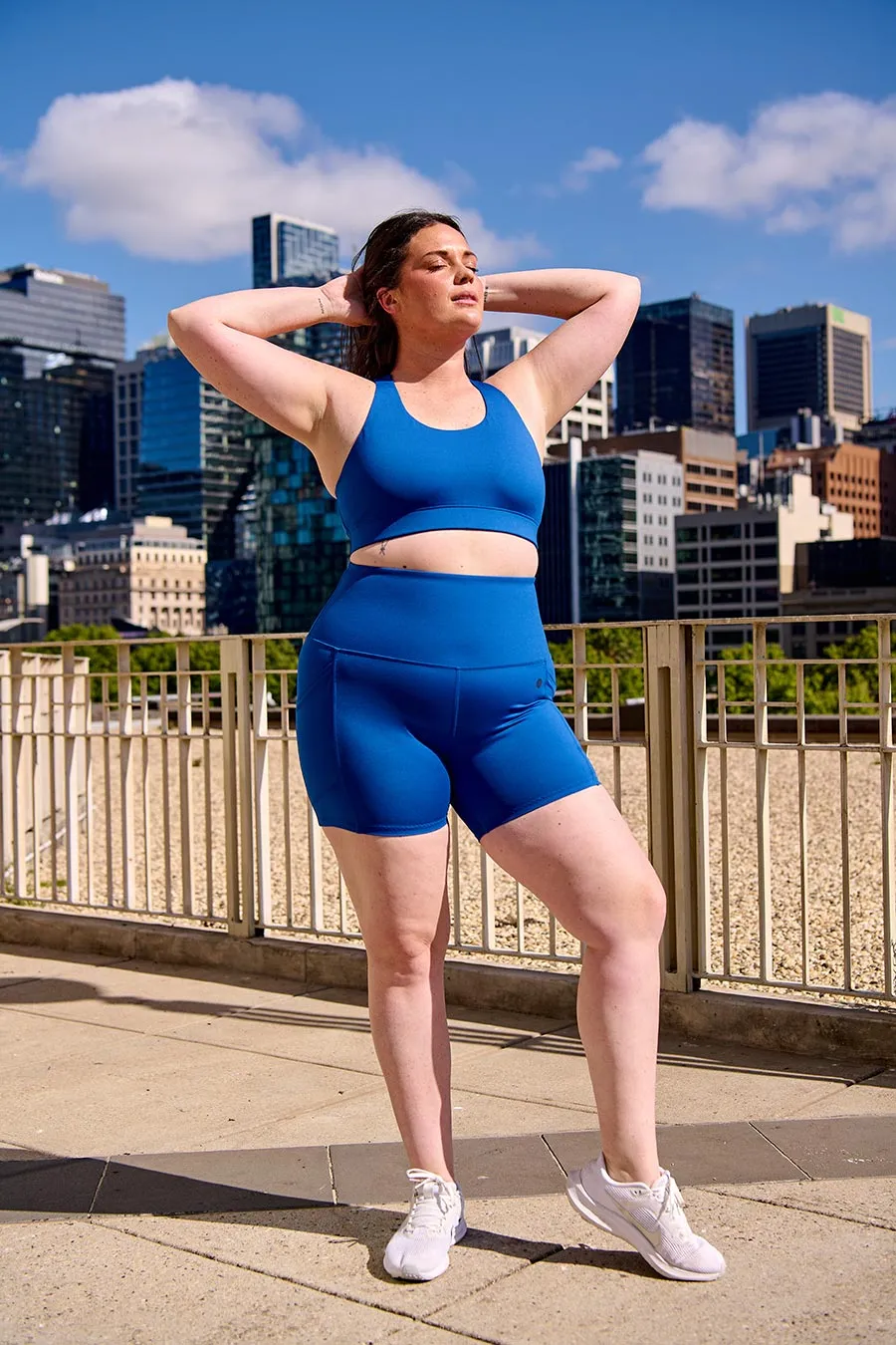 Smart Pocket Move Mid Short - Cobalt Blue