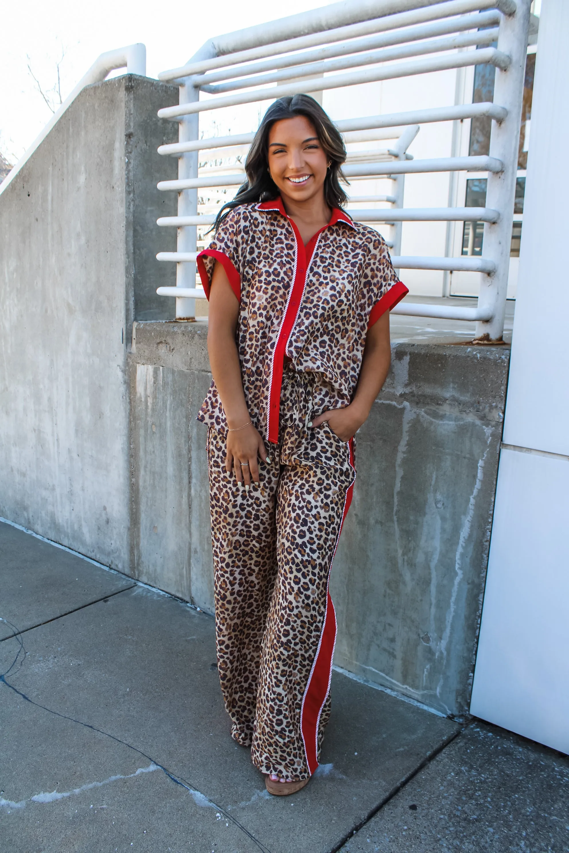 Social Season Leopard Pants