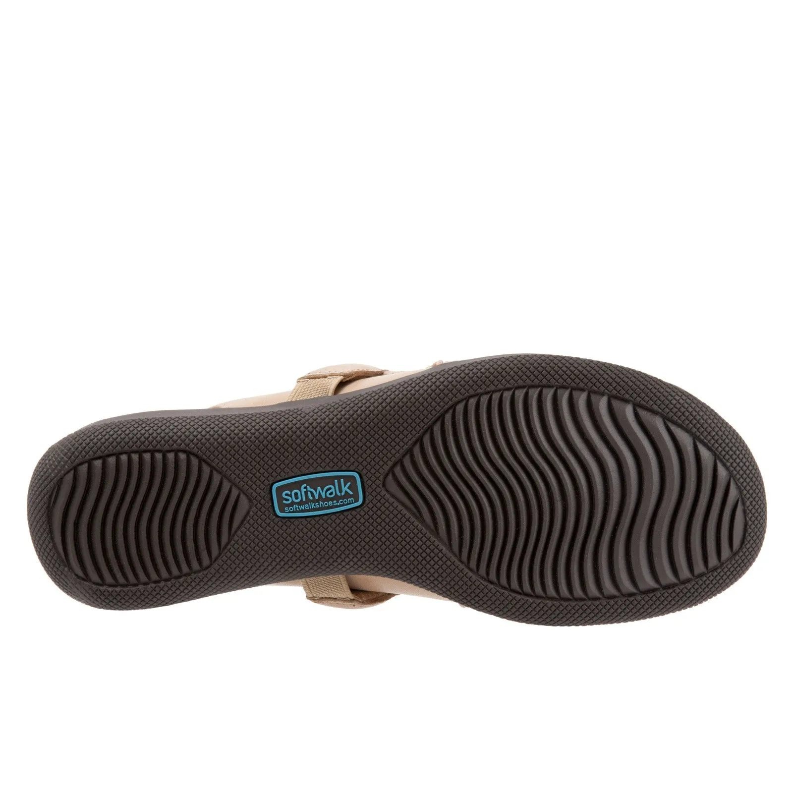 Softwalk Salina Woven S1365-102 Womens Brown Narrow Clog Flats Shoes