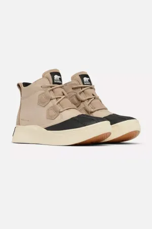 Sorel Out N About IV Classic WP Booties for Women in Omega Taupe/Black | 2088161-264