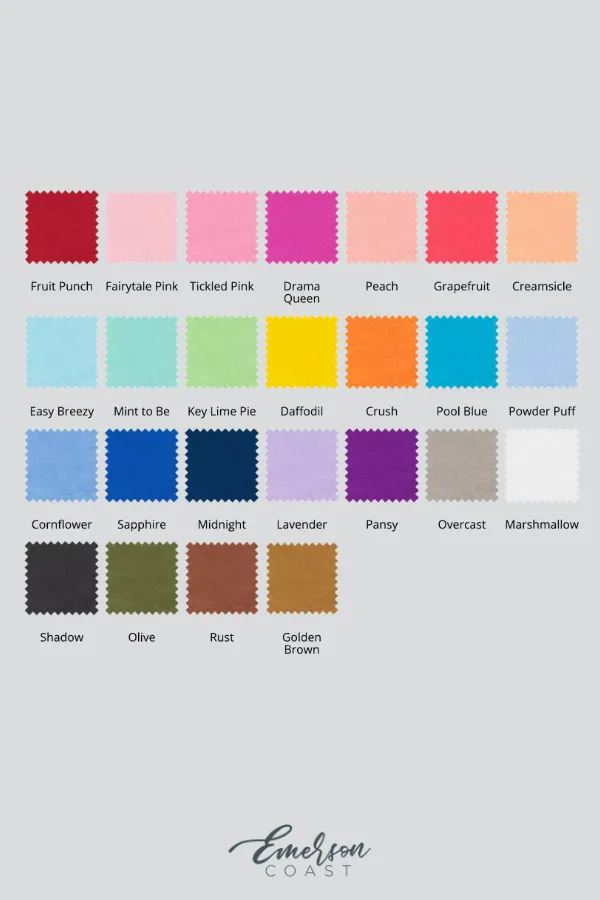 Sorority Canvas Pencil Bag