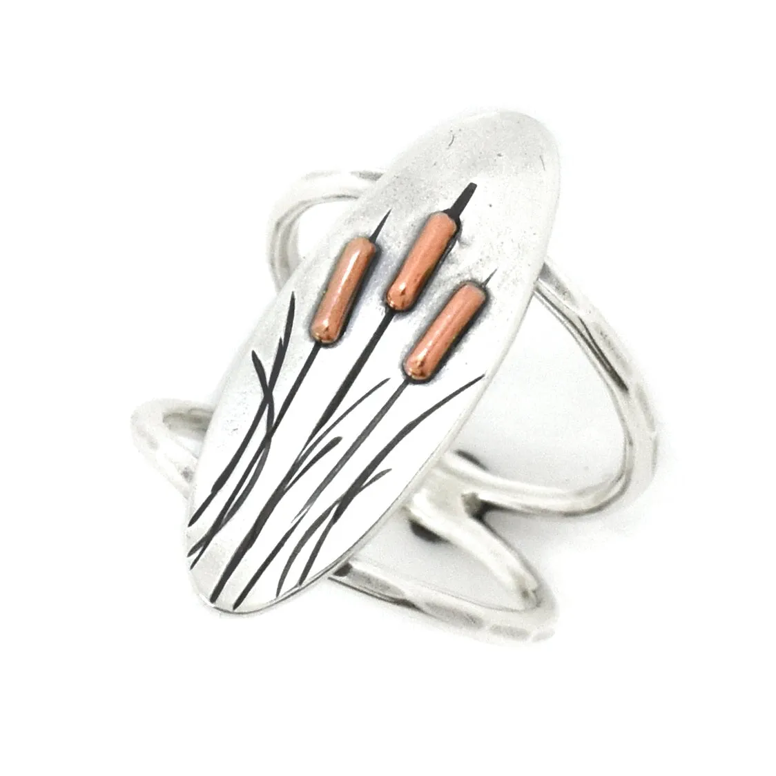 Spring Cattails Ring