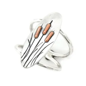 Spring Cattails Ring