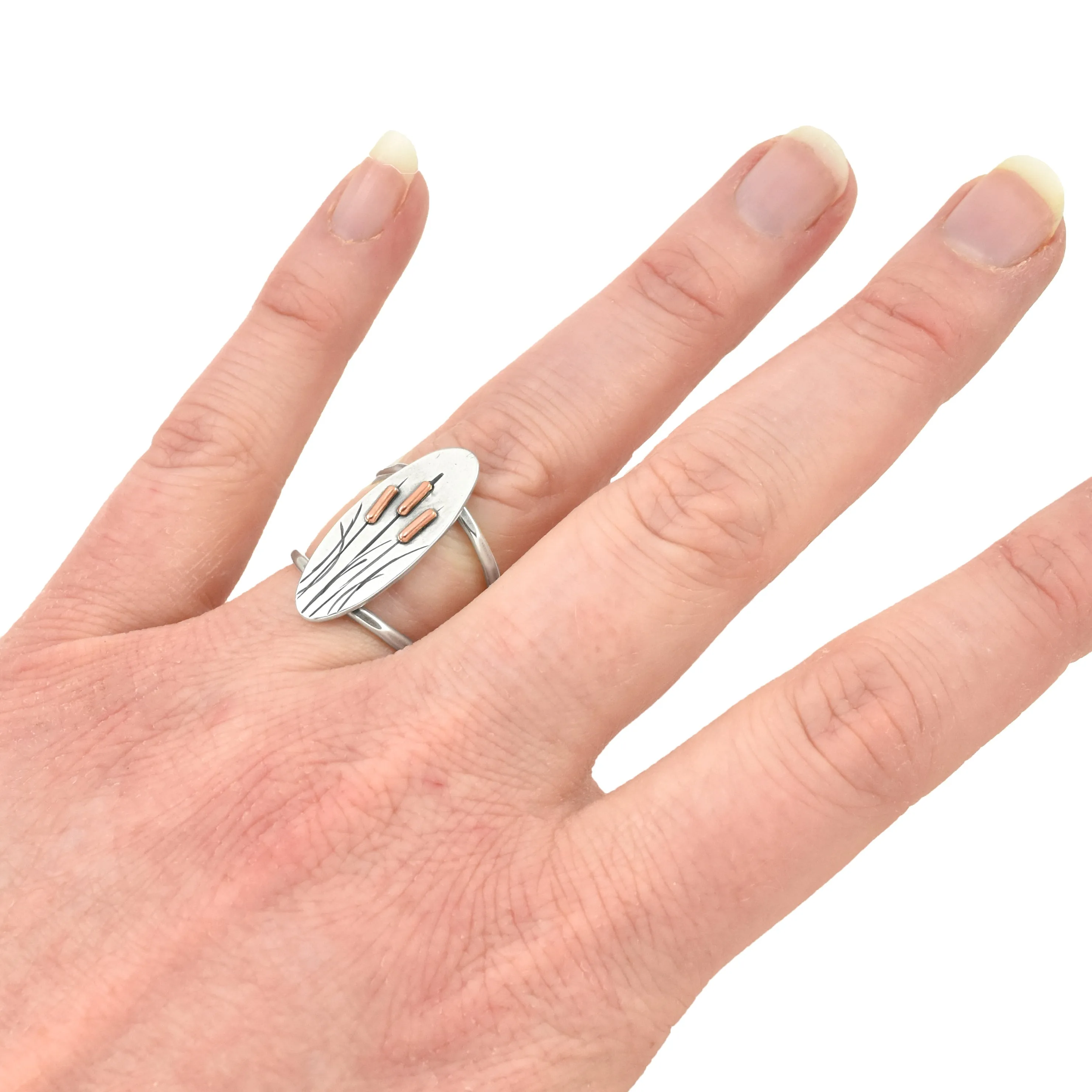 Spring Cattails Ring