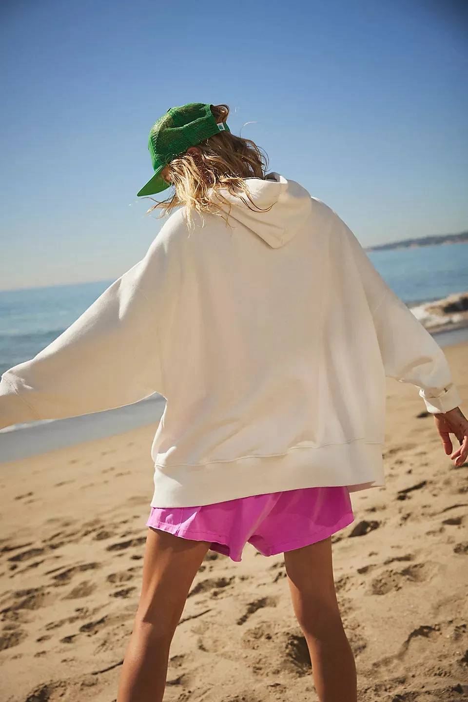SPRINT TO THE FINISH HOODIE - IVORY