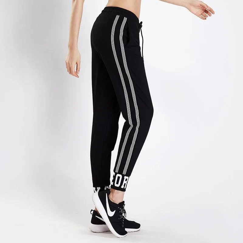 Striped Running Pants