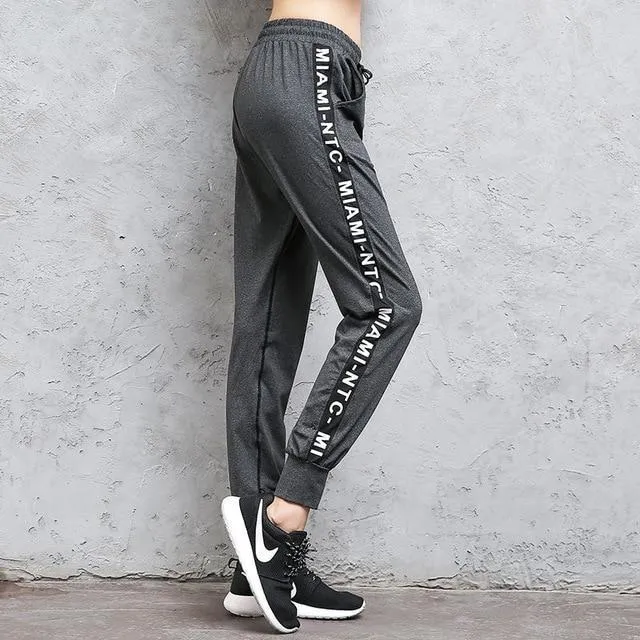 Striped Running Pants