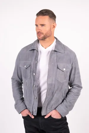 SUEDE JEAN JACKET