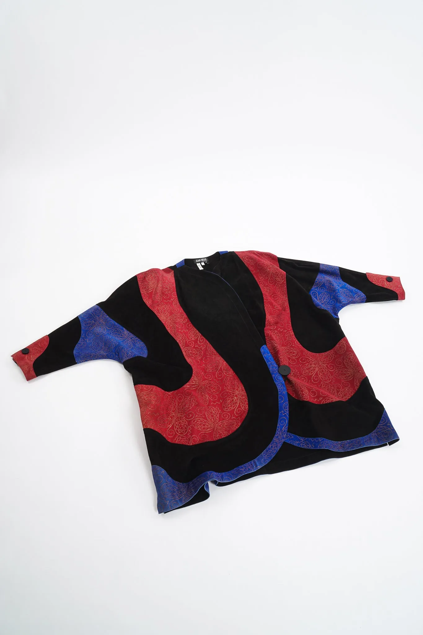Suede Swirl Cocoon Coat