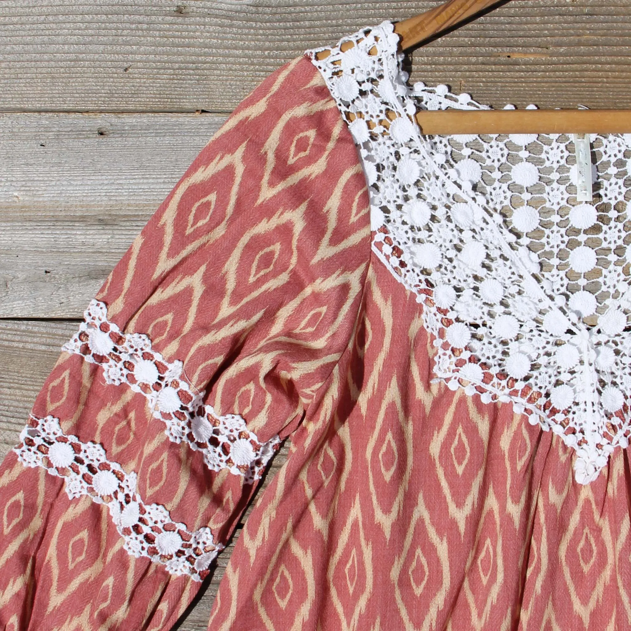 Sugared Breeze Blouse in Desert Ikat
