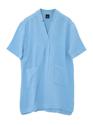 Supersoft Gauze Maren Popover In Capri