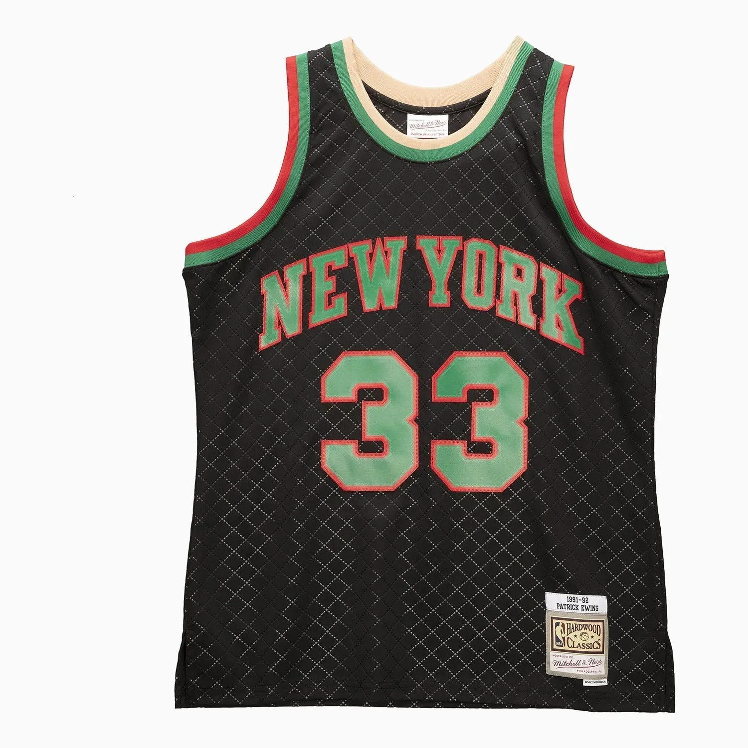 Swingman Patrick Ewing New York Knicks Neapolitan NBA 1991-92 Jersey