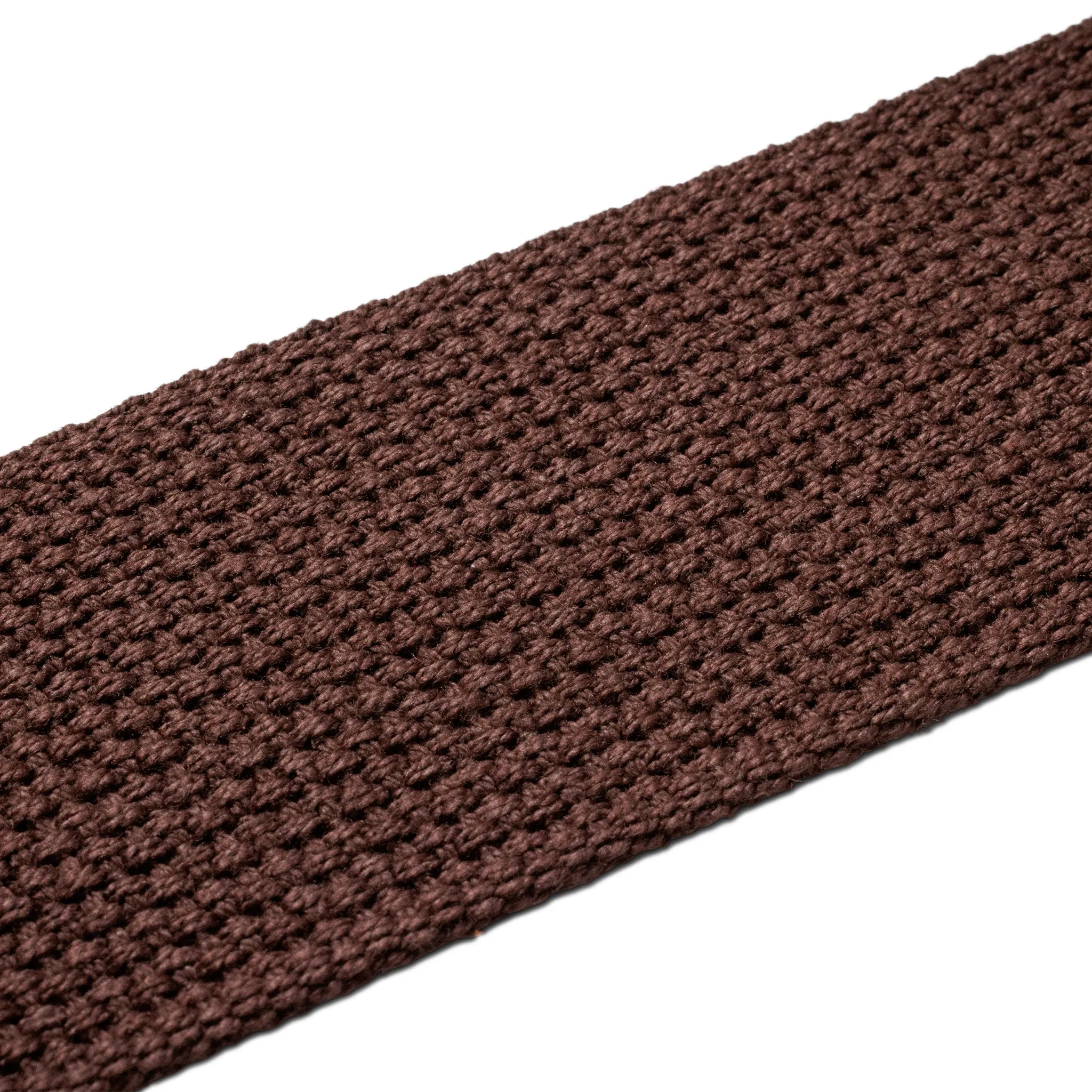 Taylor 2Inch GS Mini Guitar Strap w/Amber Buckle, Chocolate Brown