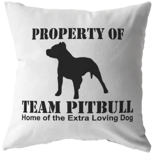 Team Pitbull - Pillow