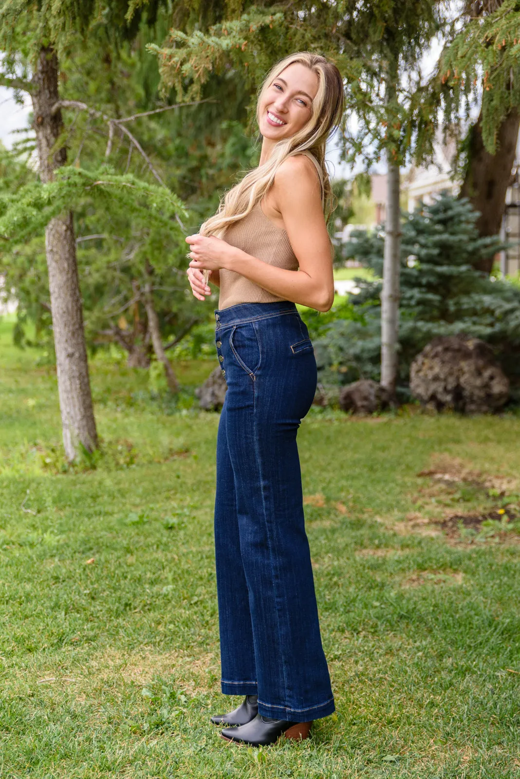 The Blueprint Wide Leg Pants (3,5)