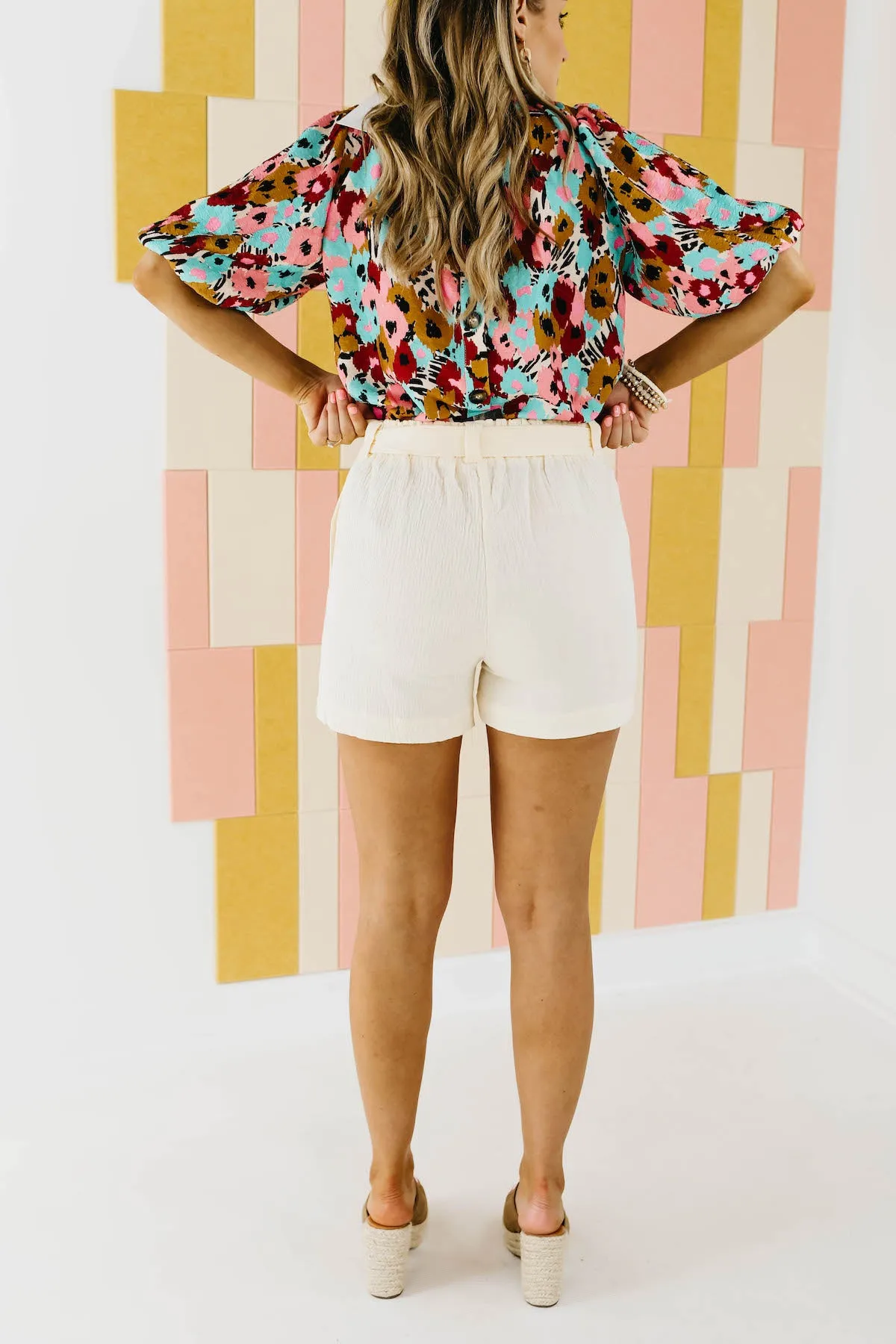 The Priscilla Paperbag Waist Shorts - FINAL SALE