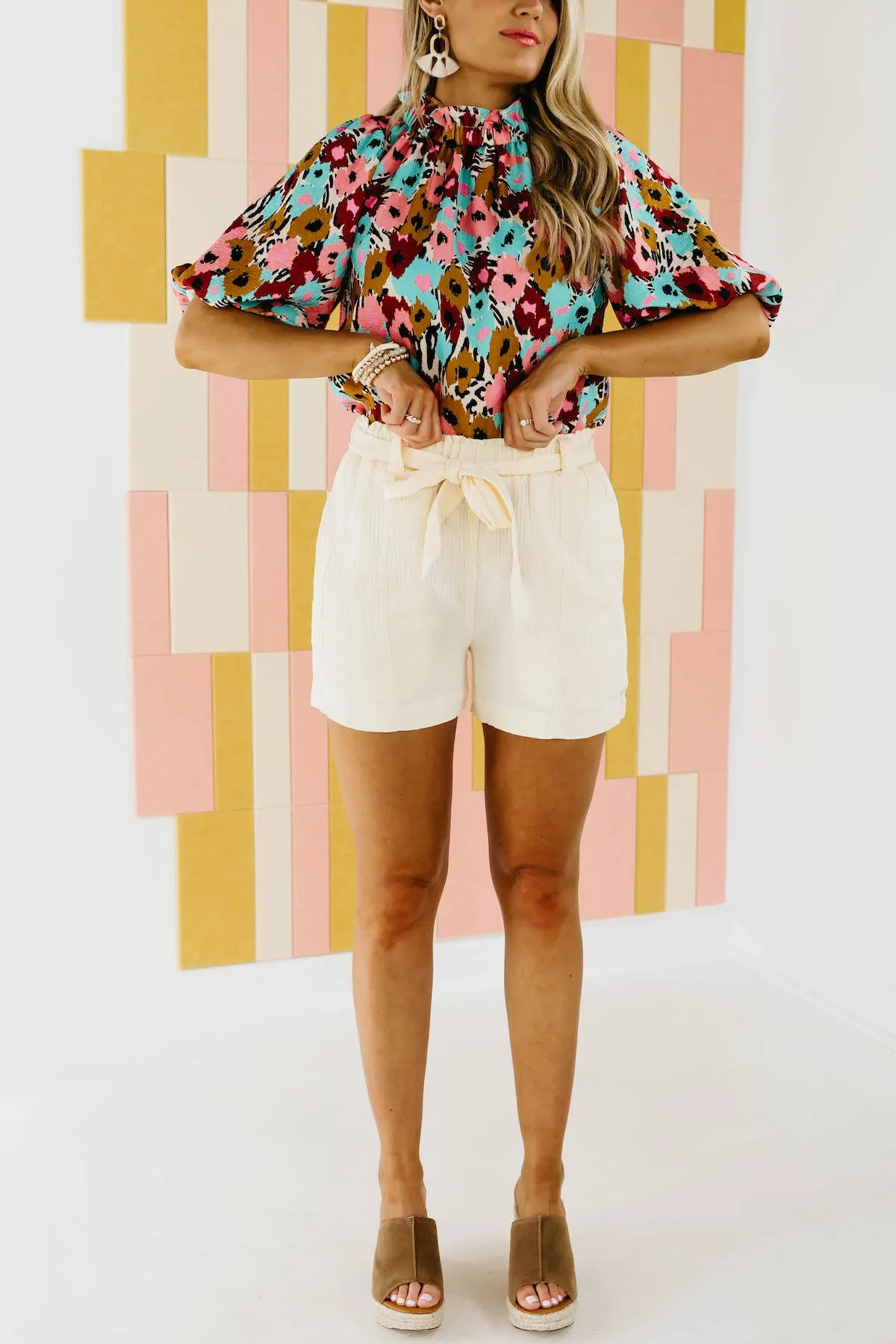 The Priscilla Paperbag Waist Shorts - FINAL SALE